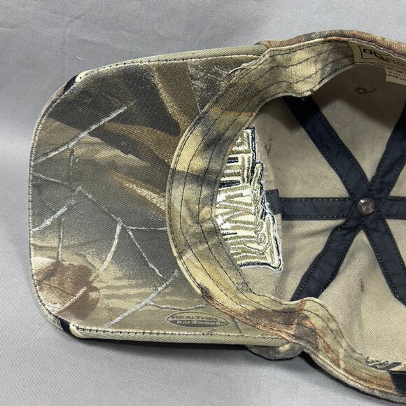 NWTF Strapback Cap Hat OC Outdoor Realtree Green Camouflage Turkey Hunting Mens - Picture 12 of 14
